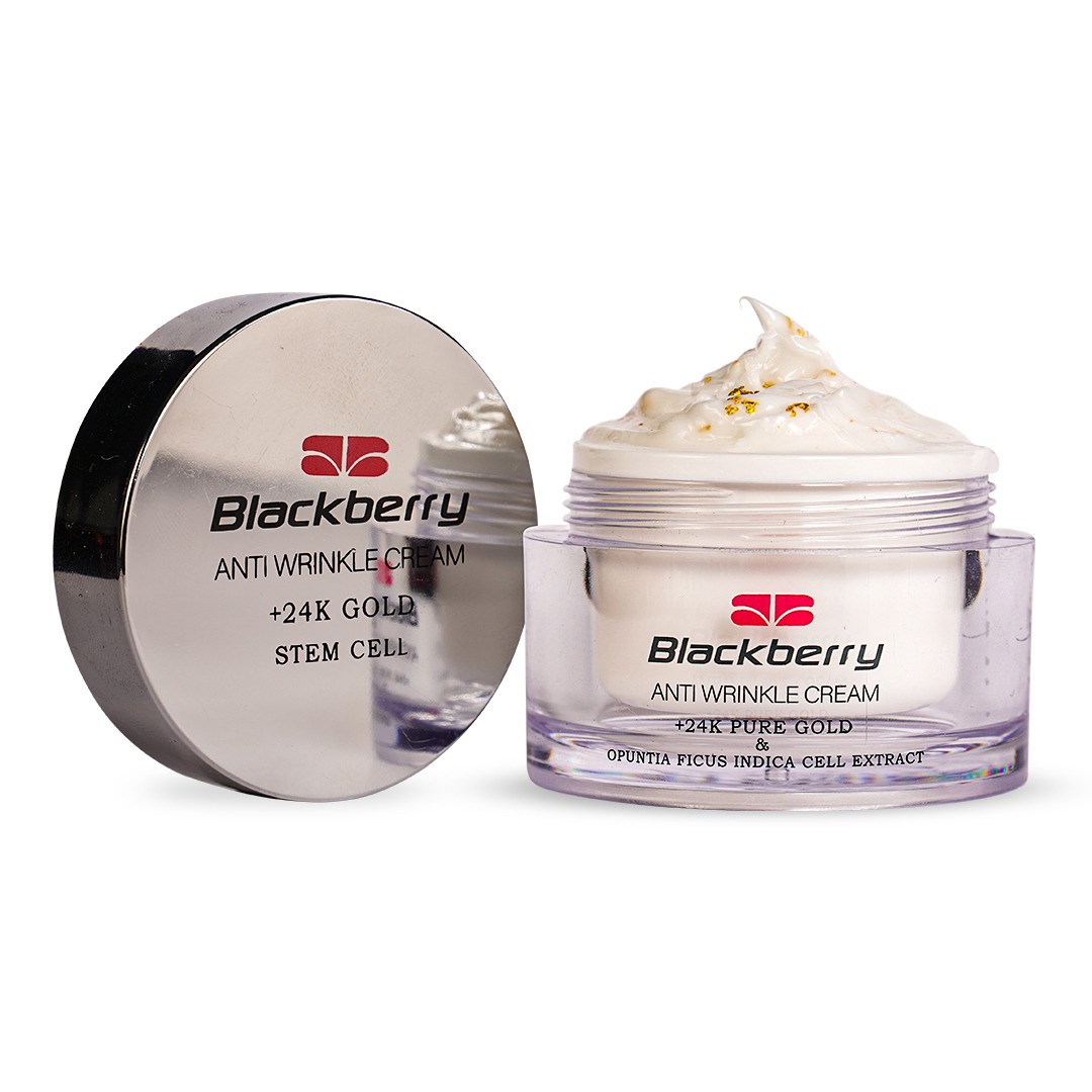 کرم فوق آبرسان و جوانساز حاوی سلول های بنیادی و طلای ۲۴ عیار بلک بری