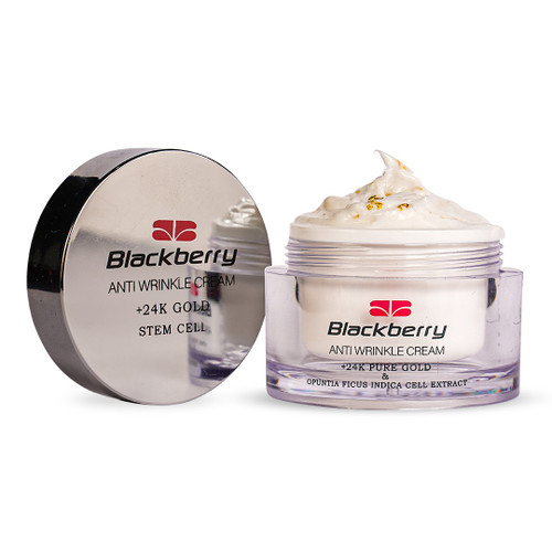 کرم فوق آبرسان و جوانساز حاوی سلول های بنیادی و طلای ۲۴ عیار بلک بری