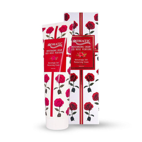 کرم مرطوب کننده با رایحه گل سرخ تیوپی ۱۰۰ میل برند آروماتیک