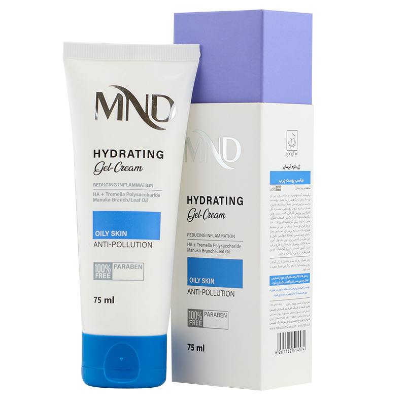 ژل کرم آبرسان مناسب پوست چرب mnd