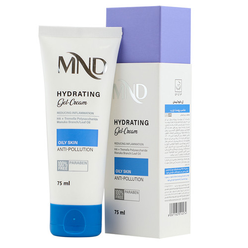 ژل کرم آبرسان مناسب پوست چرب mnd