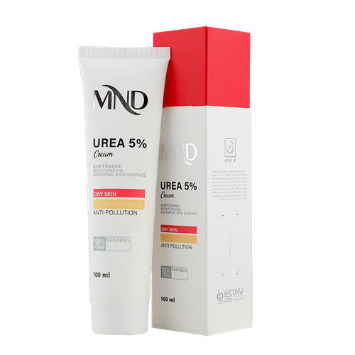 کرم نرم کننده حاوی ۵% اوره مناسب پوست خشک mnnd