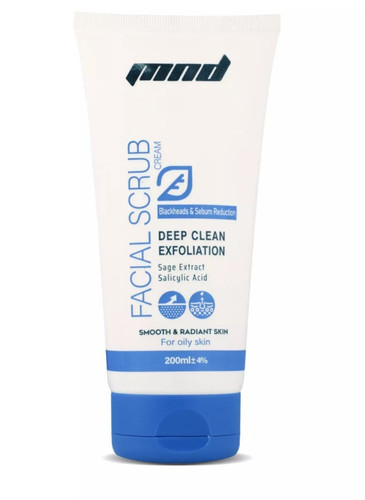 کرم اسکراپ صورت مناسب پوست چرب mnd