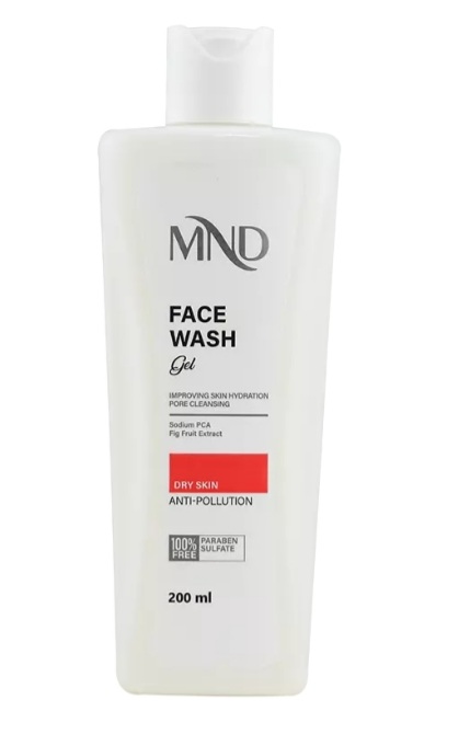 ژل شستشوی صورت مناسب پوست خشک mnd