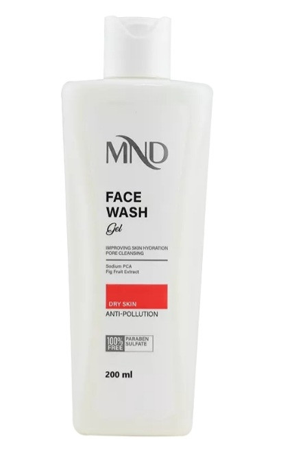 ژل شستشوی صورت مناسب پوست خشک mnd