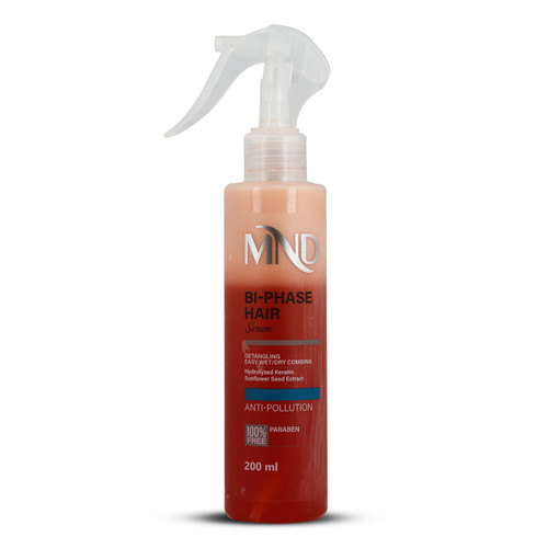 سرم مو دو فاز حاوی کراتین هیدرولیز شده ام ان دی